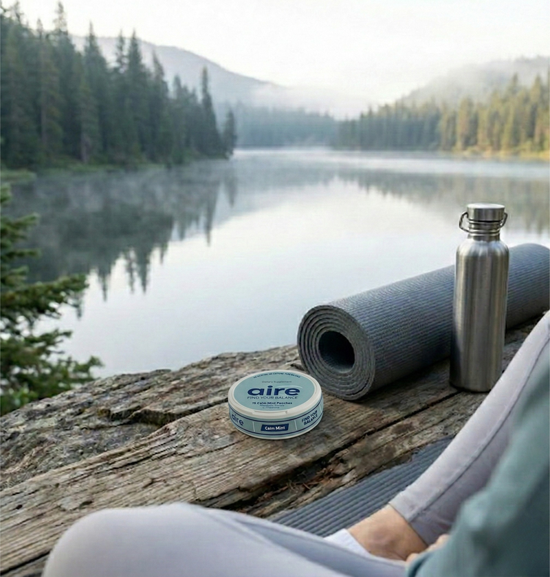 Aire by the lake at dawn